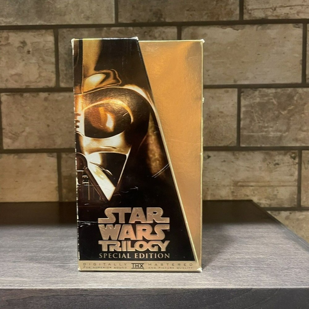 Star Wars Trilogy VHS 1997 Special Edition Box Jedi Luke Princess Leia